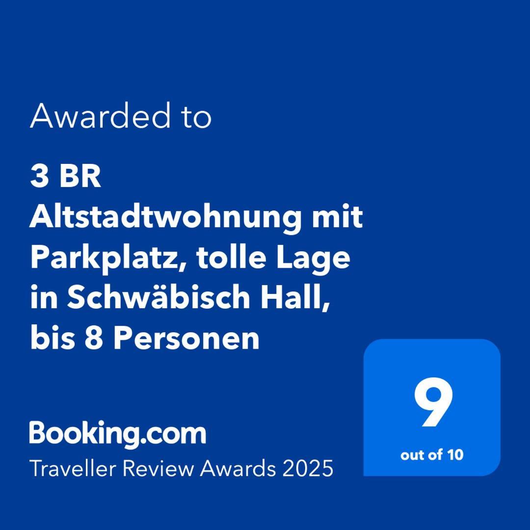 Apartment 3 Bedroom Altstadtwohnung Mit Parkplatz, Tolle Lage In Schwaebisch Hall, Bis 8 Personen Schwaebisch Hall